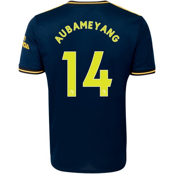 Camiseta Arsenal NO.14 Aubameyang 3ª Kit 2019 2020 Azul